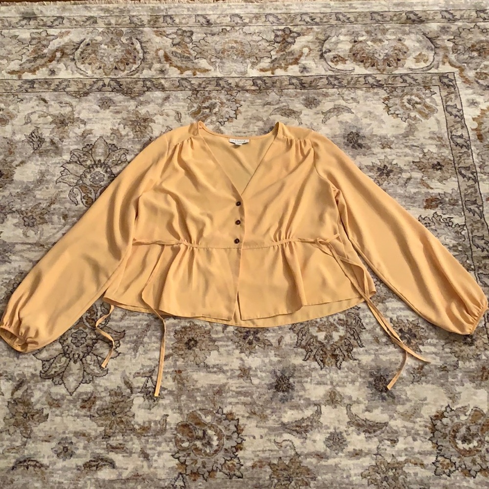Yellow Topshop Blouse